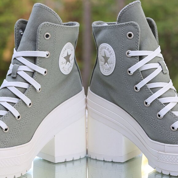 Converse Chuck 70 De Luxe Heel Platform Hi Metal Rings - Picture 14 of 15